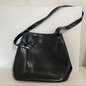 Longchamp Leather Bag Black